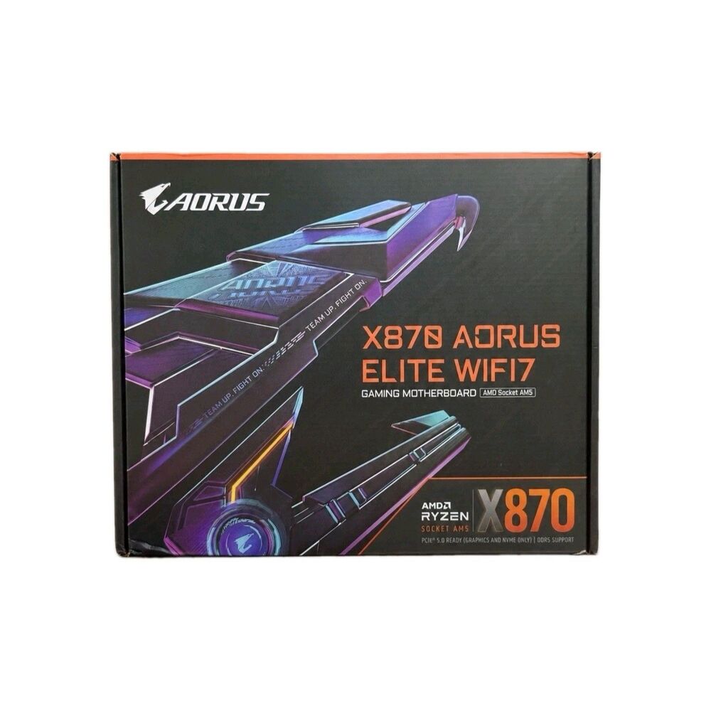 New Gigabyte X870 AORUS ELITE WIFI7 AMD AM5 ATX Motherboard DDR5 PCIe 5.0